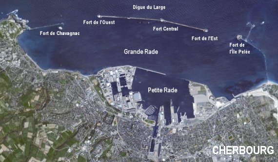 La rade vue du ciel
